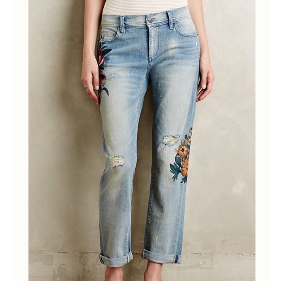 Anthropologie Denim - Anthropologie Pilcro Hyphen Rosegarden Slim Jeans